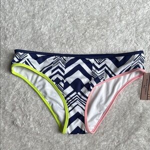 NWT Patterned Bikini Bottoms